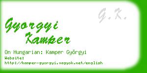 gyorgyi kamper business card